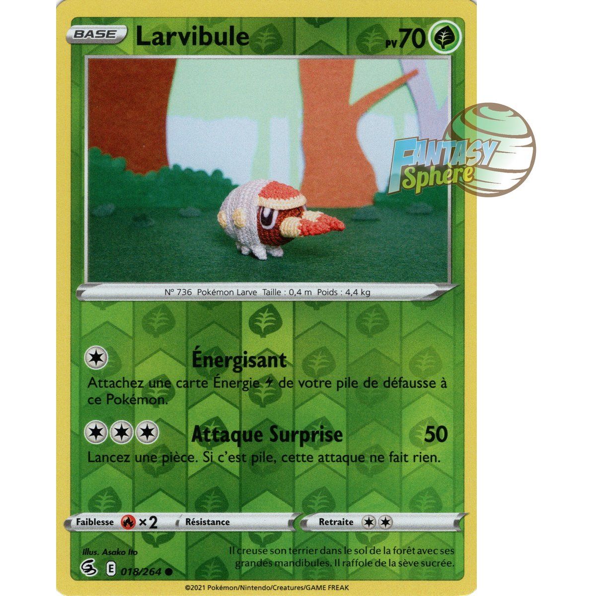 Item Larvibule - Reverse 18/264 - Sword and Shield 8 Fusion Fist