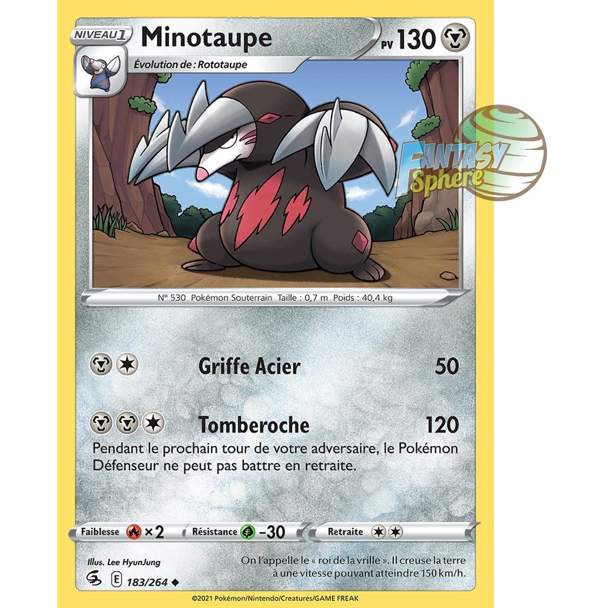 Minotaupe - Uncommon 183/264 - Sword and Shield 8 Fusion Fist