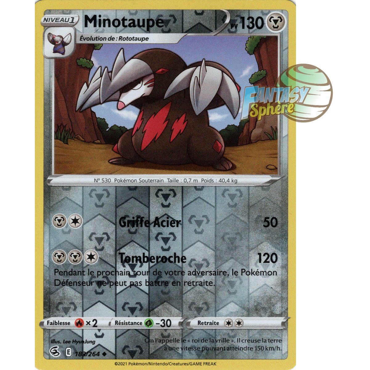 Minotaupe - Reverse 183/264 - Sword and Shield 8 Fist of Fusion