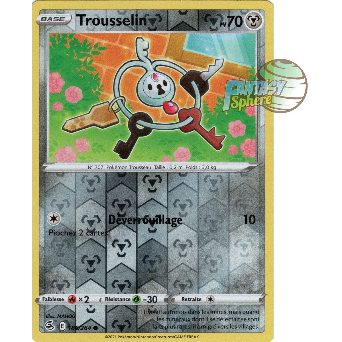 Trousselin - Reverse 186/264 - Sword and Shield 8 Fist of Fusion