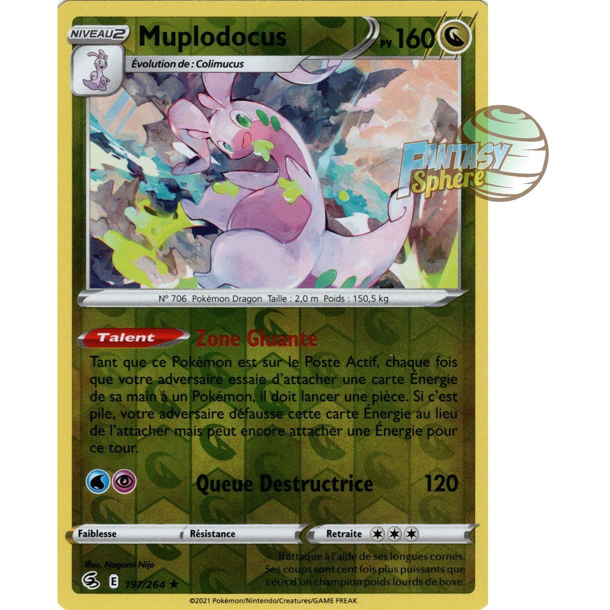 Muplodocus - Reverse 197/264 - Sword and Shield 8 Fist of Fusion