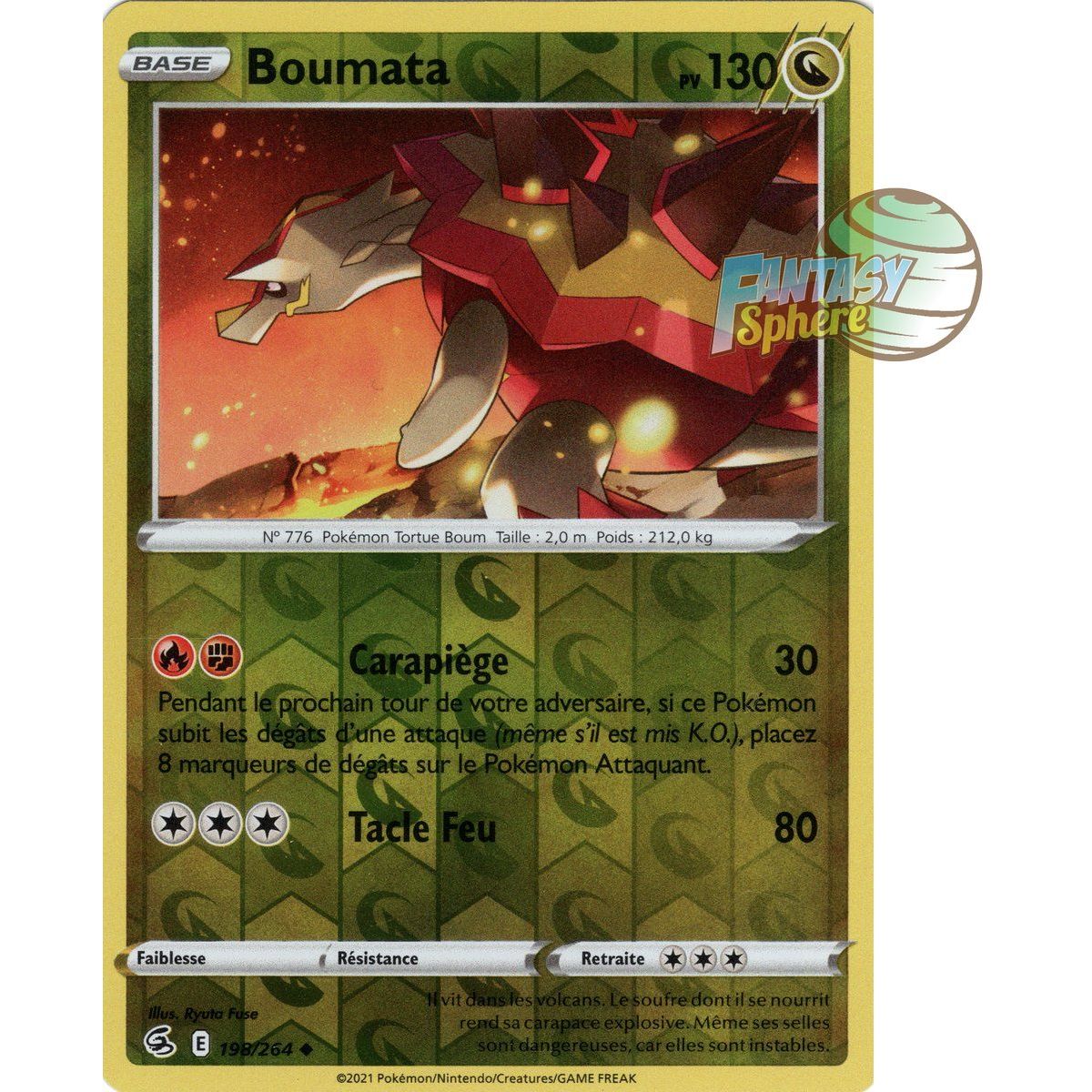 Boumata - Reverse 198/264 - Sword and Shield 8 Fusion Fist