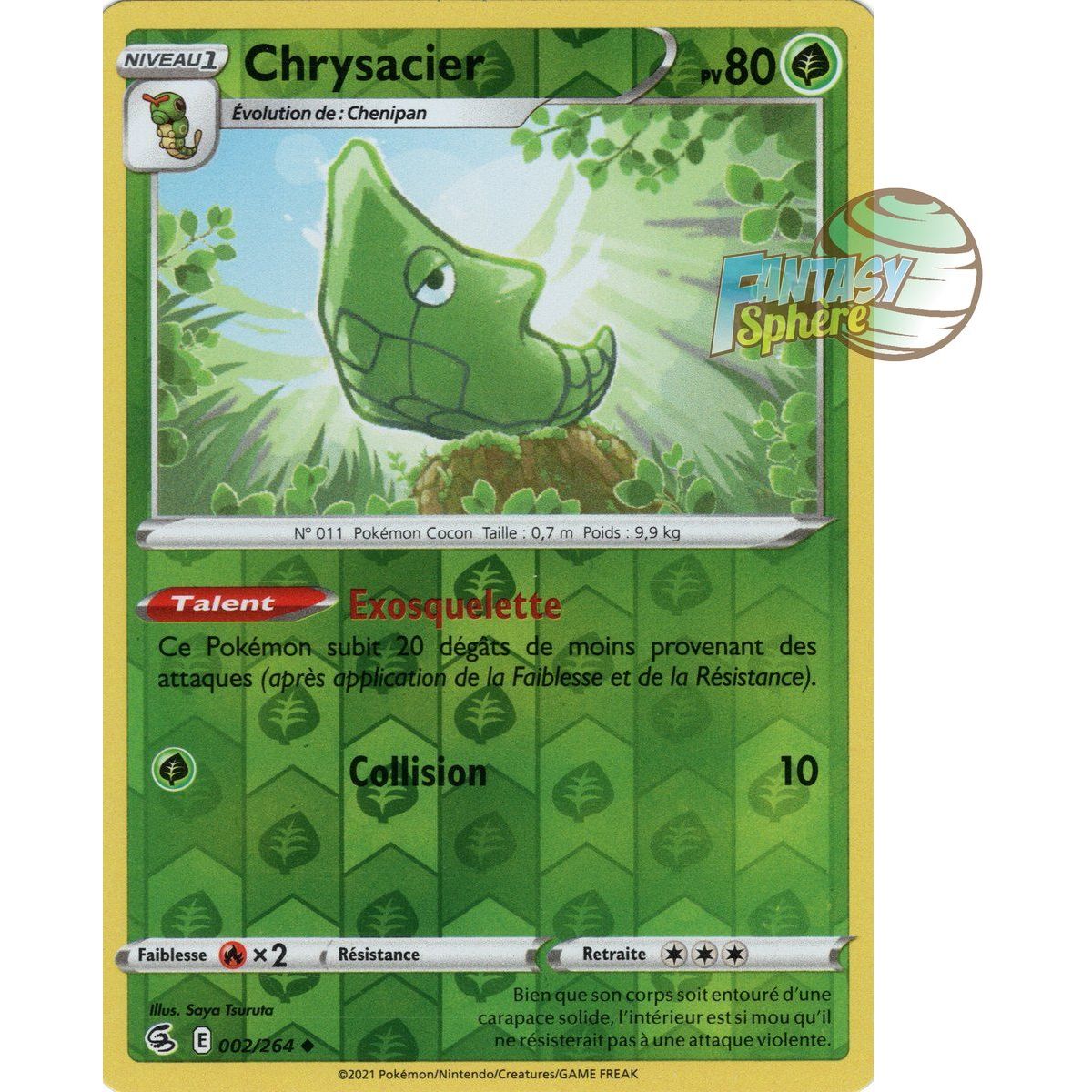 Chrysacier - Reverse 2/264 - Sword and Shield 8 Fist of Fusion