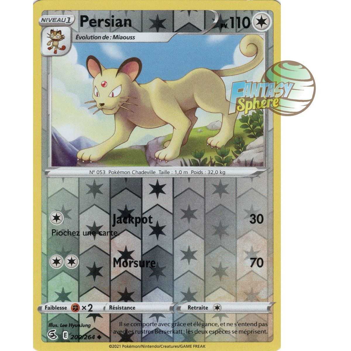 Persian - Reverse 200/264 - Sword and Shield 8 Fist of Fusion