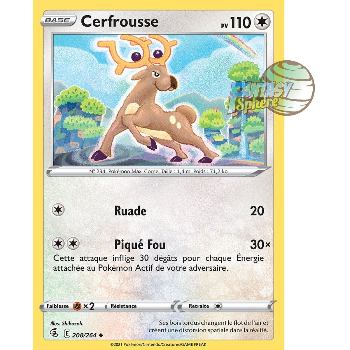 Deer Bush - Uncommon 208/264 - Sword and Shield 8 Fusion Fist