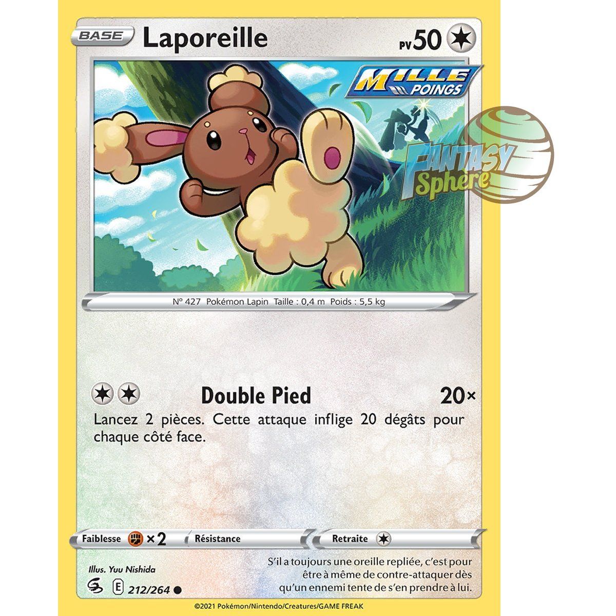 Laporeille - Reverse 212/264 - Sword and Shield 8 Fusion Fist