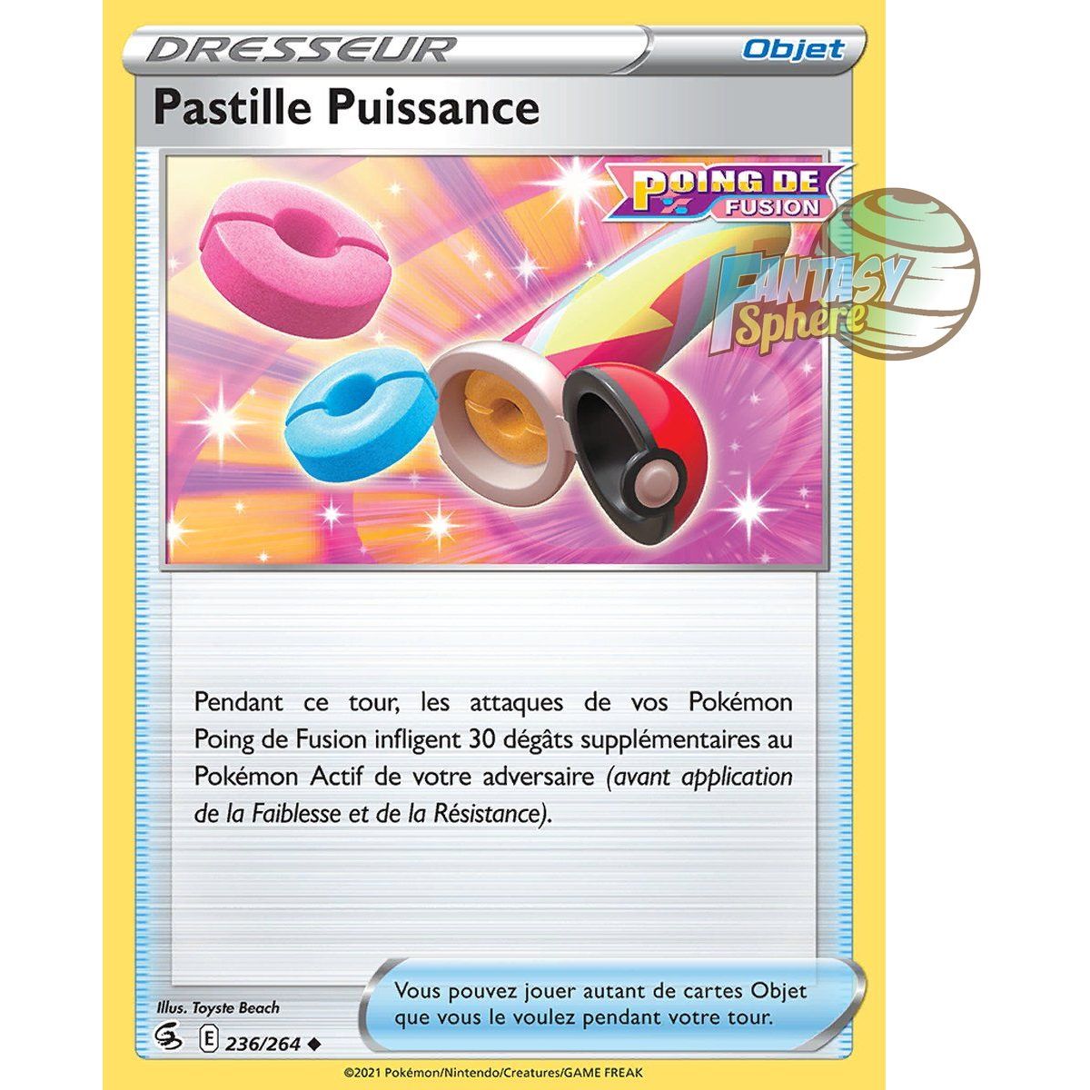 Power Pastille - Uncommon 236/264 - Sword and Shield 8 Fusion Fist