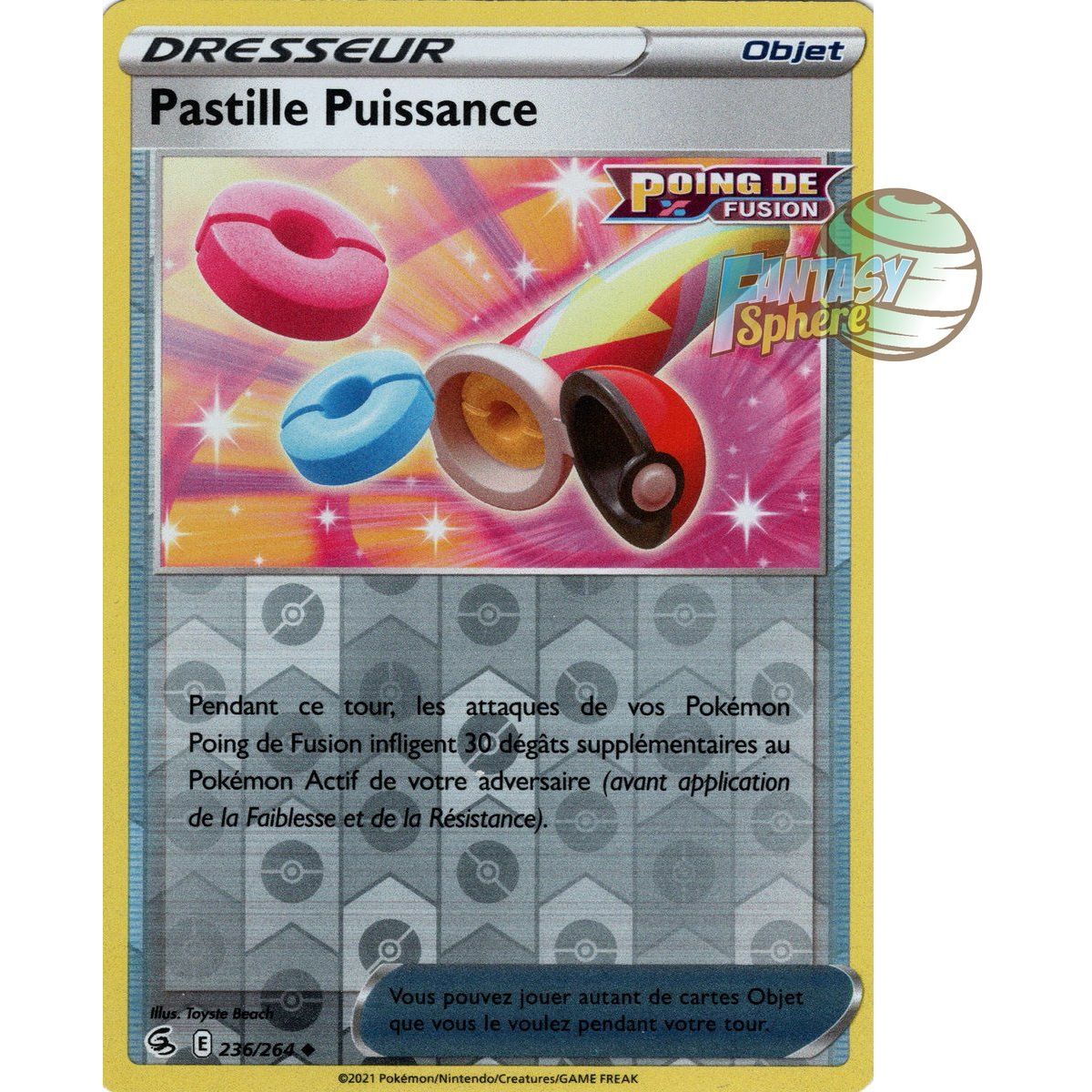Power Pastille - Reverse 236/264 - Sword and Shield 8 Fusion Fist