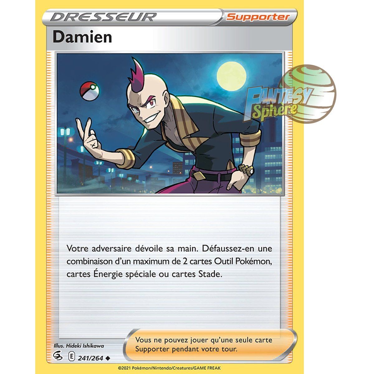 Damien - Uncommon 241/264 - Sword and Shield 8 Fusion Fist