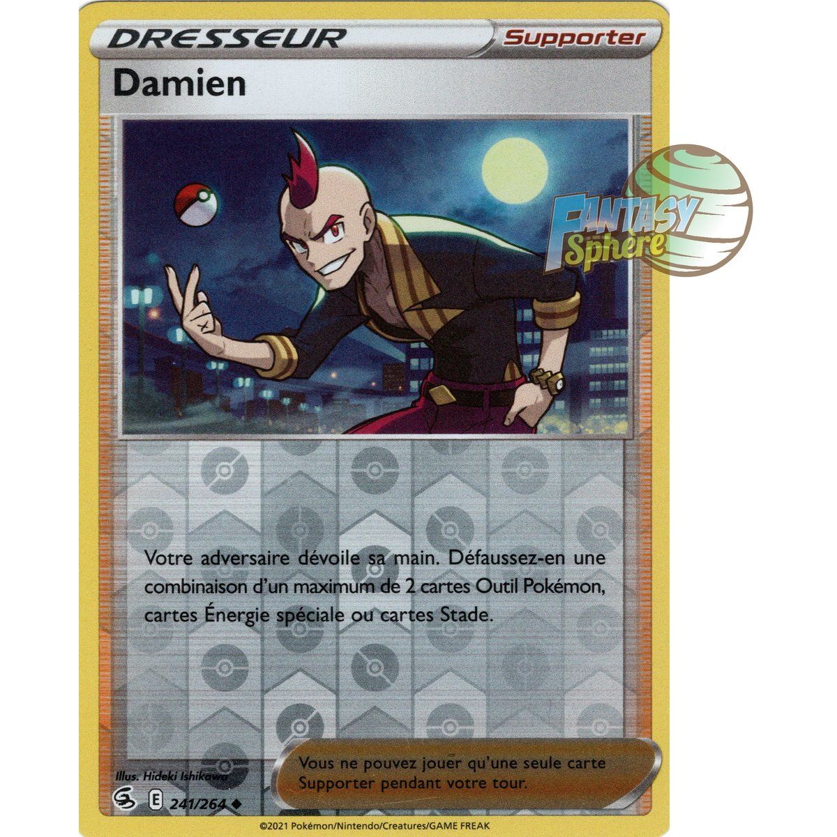 Damien - Reverse 241/264 - Sword and Shield 8 Fist of Fusion