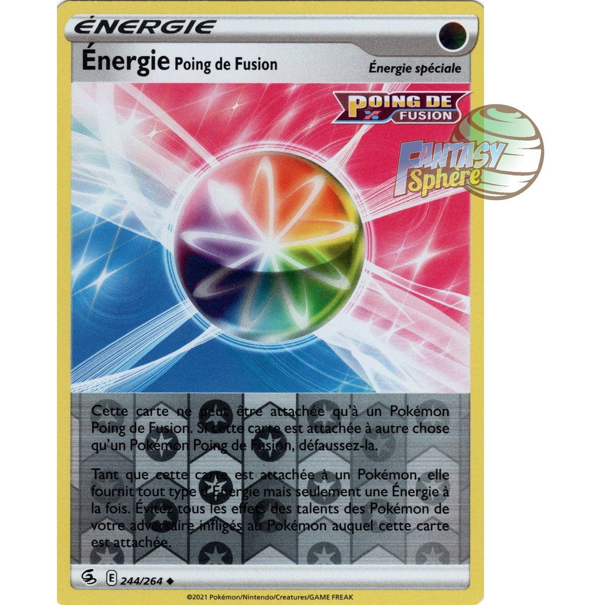 Fusion Fist Energy - Reverse 244/264 - Sword and Shield 8 Fusion Fist