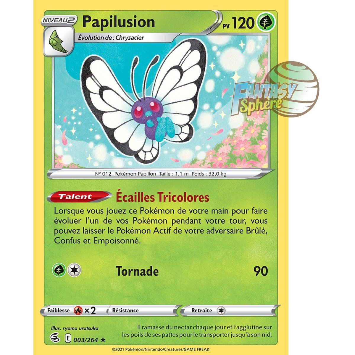 Item Papilusion - Holo Rare 3/264 - Sword and Shield 8 Fusion Fist
