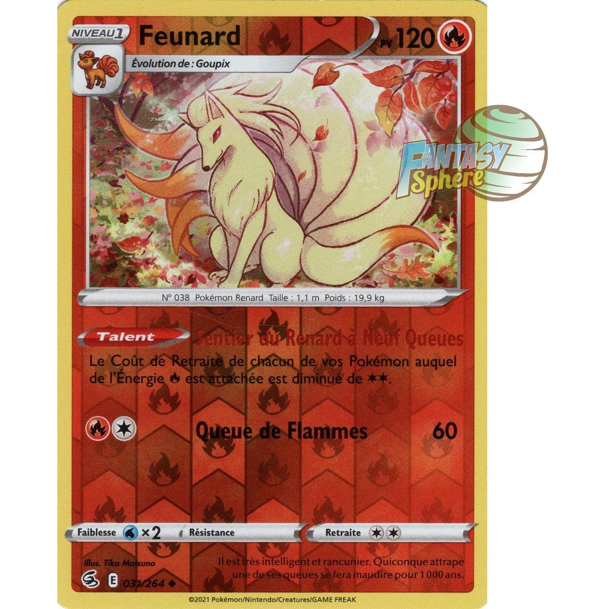 Item Ninetales - Reverse 31/264 - Sword and Shield 8 Fist of Fusion
