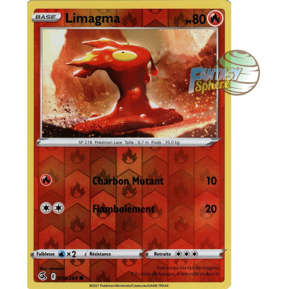 Item Limagma - Reverse 34/264 - Sword and Shield 8 Fusion Fist