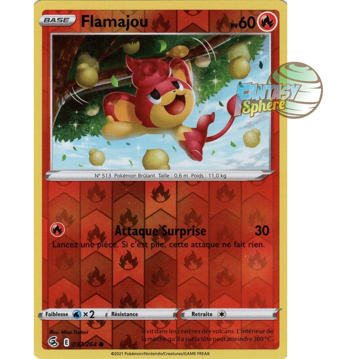 Item Flamajou - Reverse 37/264 - Sword and Shield 8 Fusion Fist