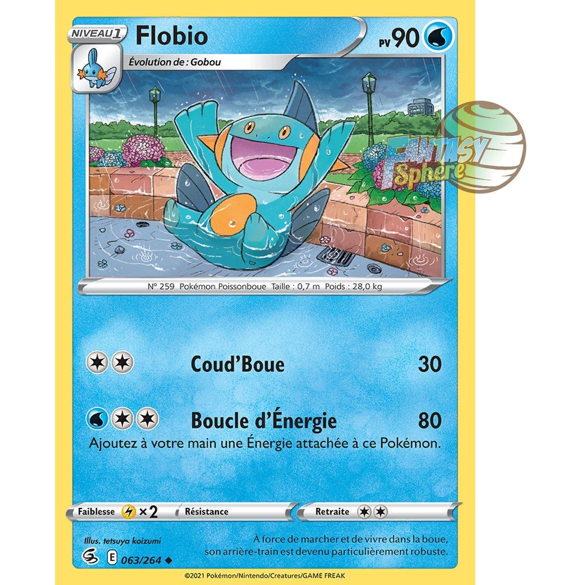 Flobio - Uncommon 63/264 - Sword and Shield 8 Fusion Fist