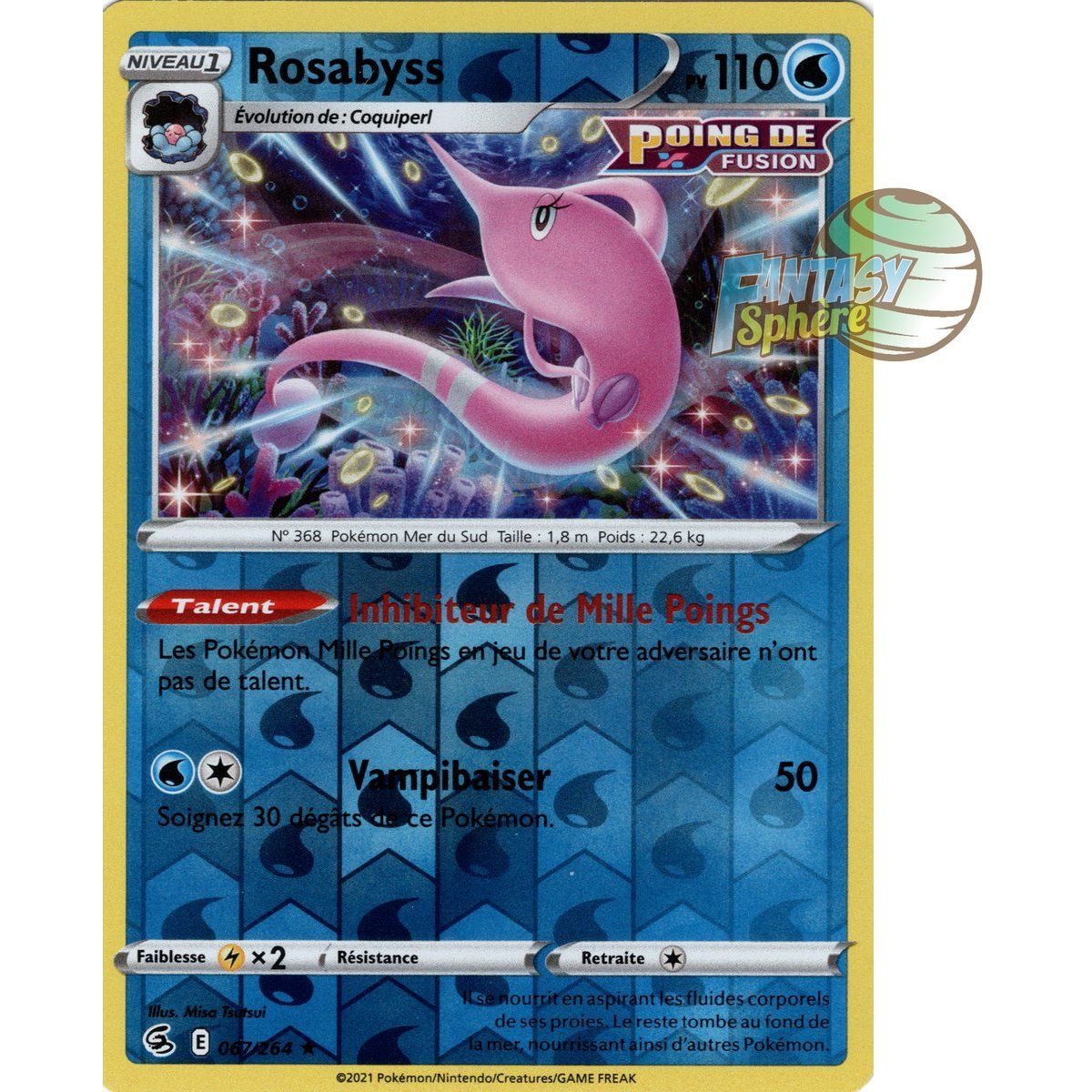 Rosabyss - Reverse 67/264 - Sword and Shield 8 Fusion Fist