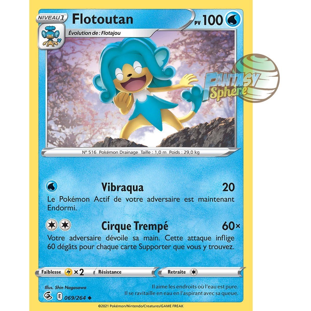 Flotoutan - Uncommon 69/264 - Sword and Shield 8 Fusion Fist