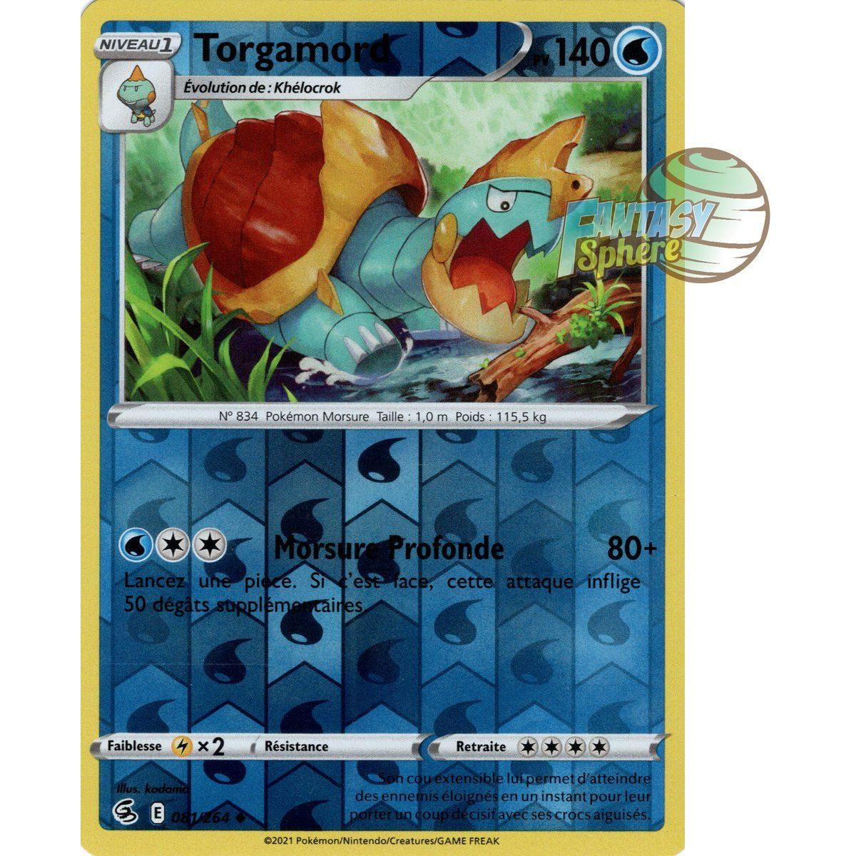 Torgamord - Reverse 81/264 - Sword and Shield 8 Fist of Fusion