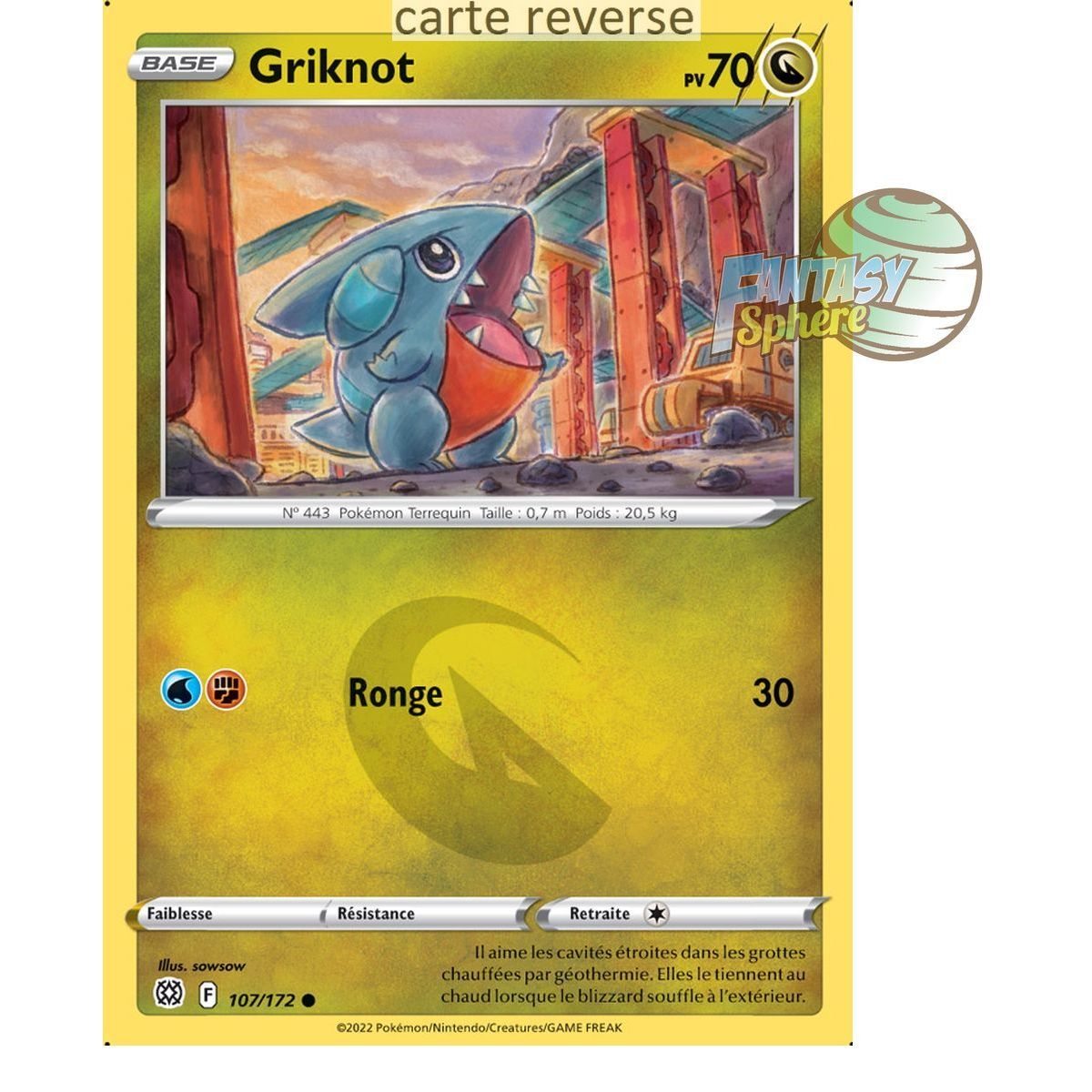 Griknot - Reverse 107/172 - Sword and Shield 9 Sparkling Stars