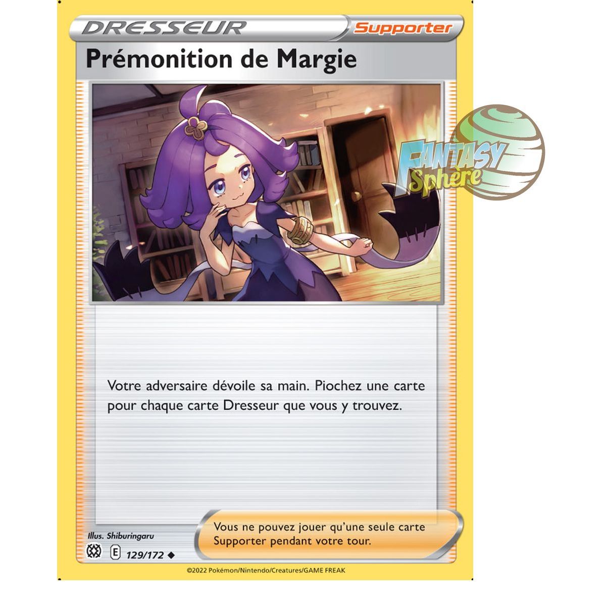 Item Premonition of Margie - Uncommon 129/172 - Sword and Shield 9 Sparkling Stars