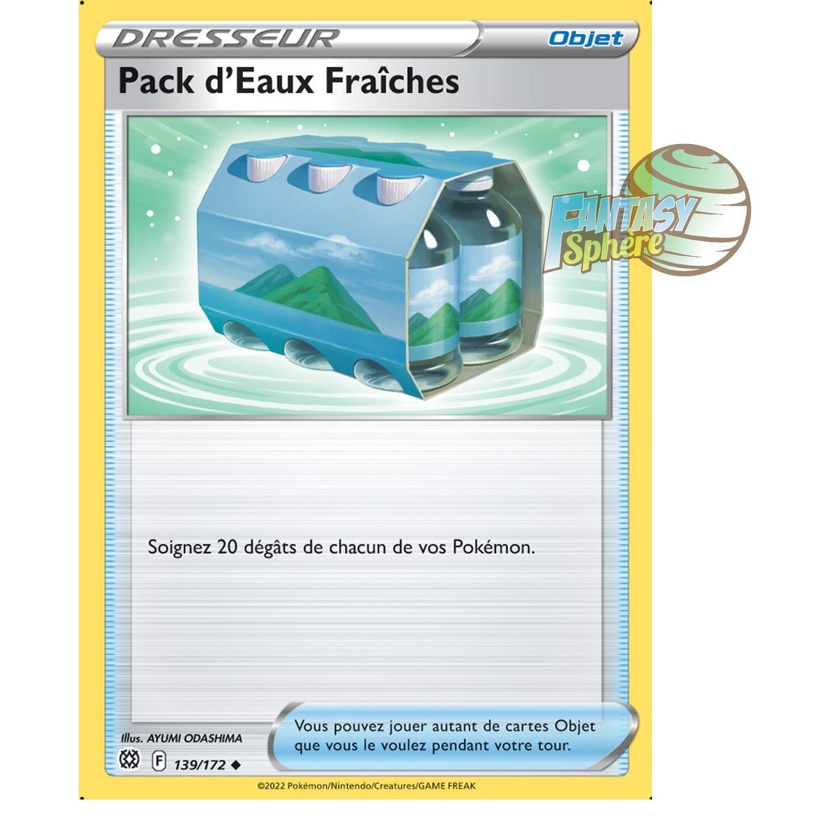 Fresh Water Pack - Uncommon 139/172 - Sword and Shield 9 Sparkling Stars