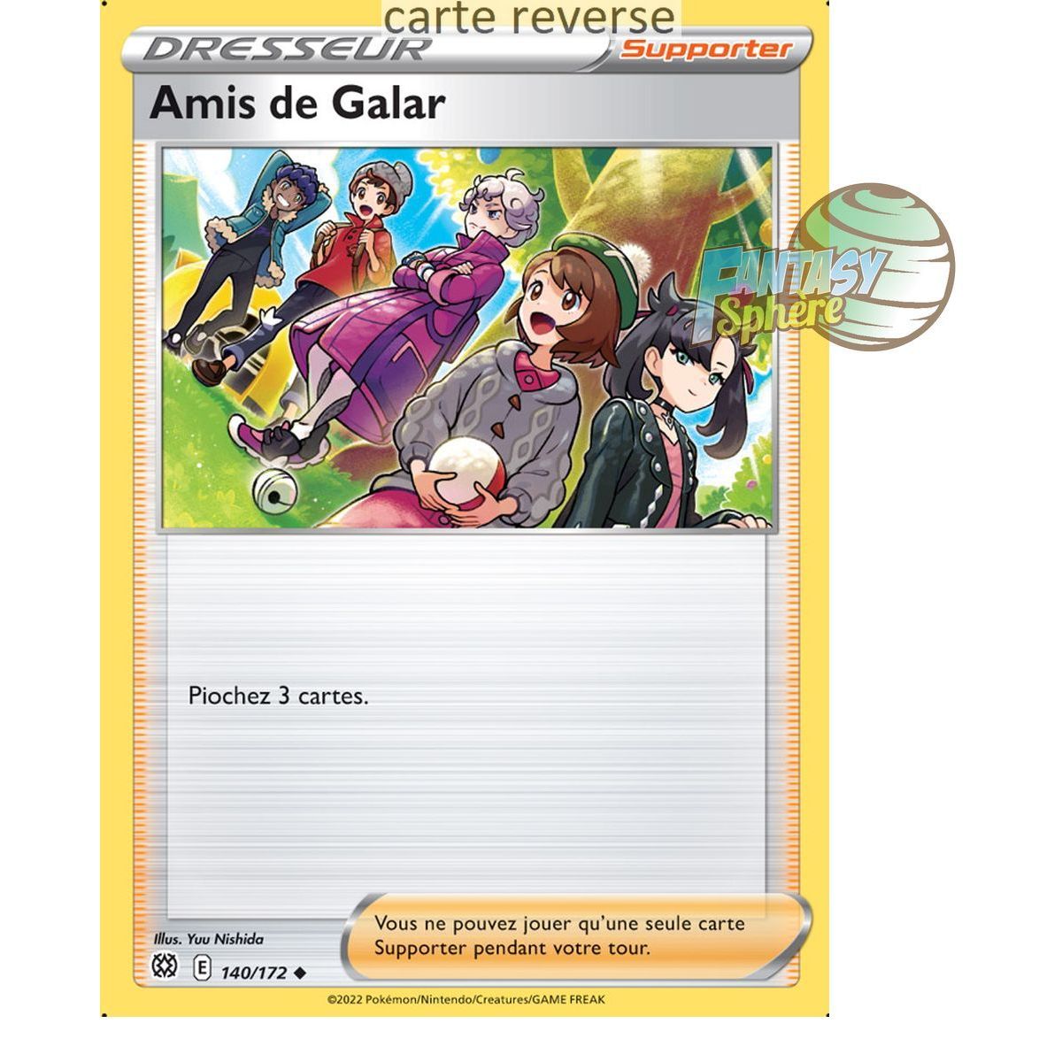 Friends of Galar - Reverse 140/172 - Sword and Shield 9 Sparkling Stars