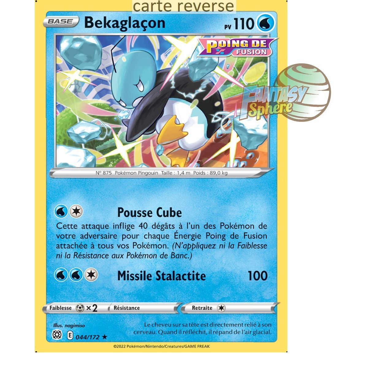 Bekaglaçon - Reverse 44/172 - Sword and Shield 9 Sparkling Stars