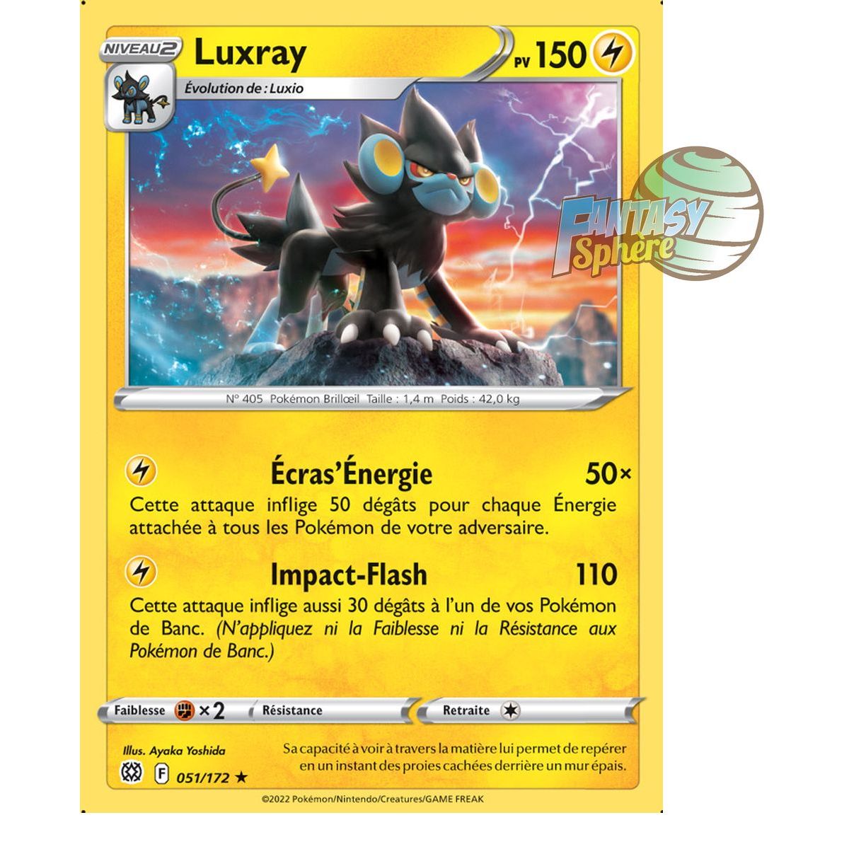 Item Luxray - Rare 51/172 - Sword and Shield 9 Sparkling Stars