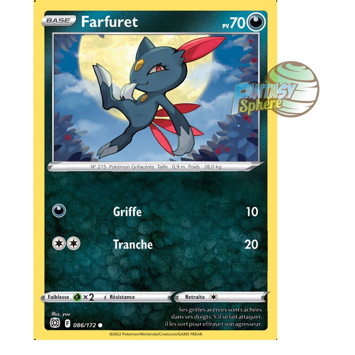 Farfuret - Commune 86/172 - Sword and Shield 9 Sparkling Stars
