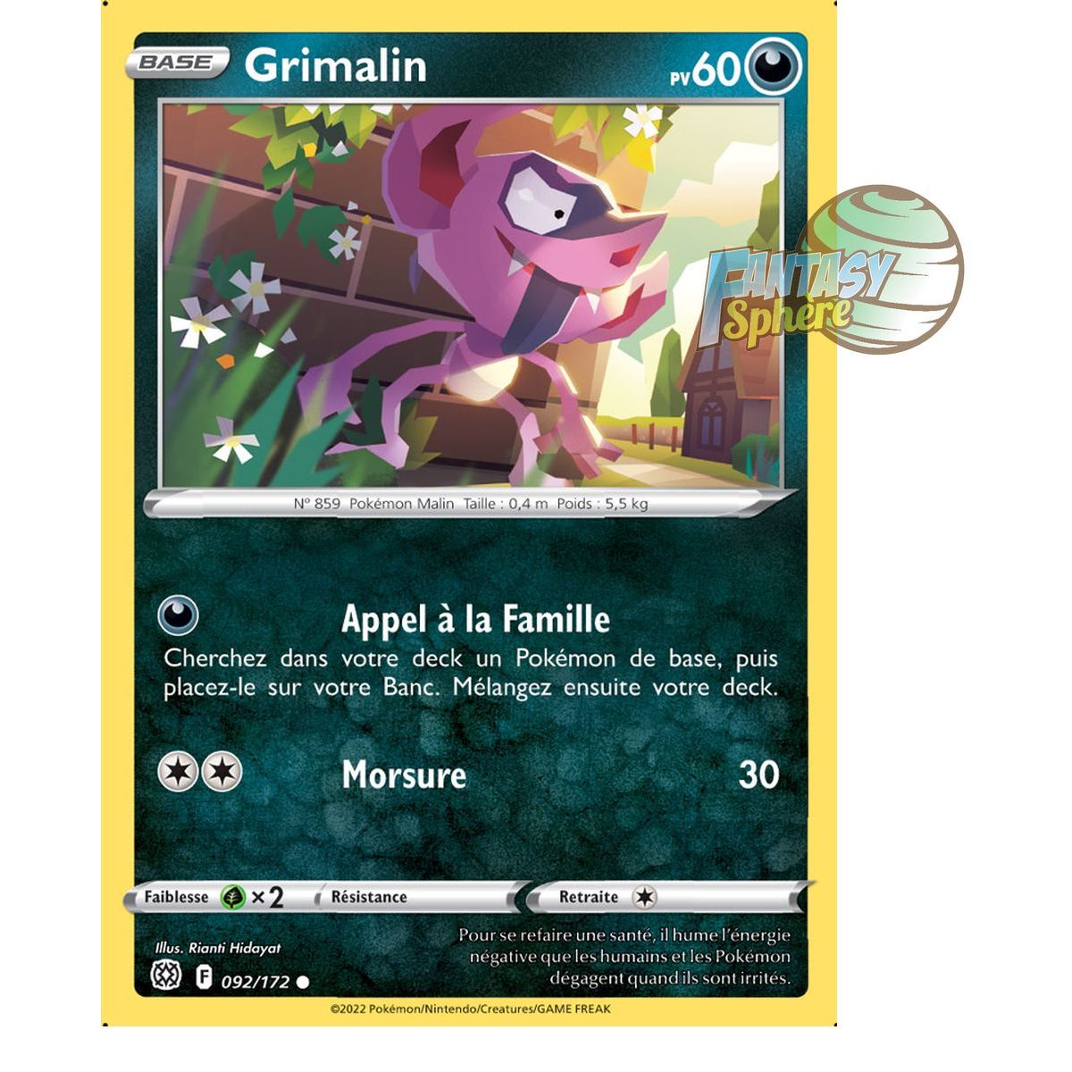 Grimalin - Commune 92/172 - Sword and Shield 9 Sparkling Stars