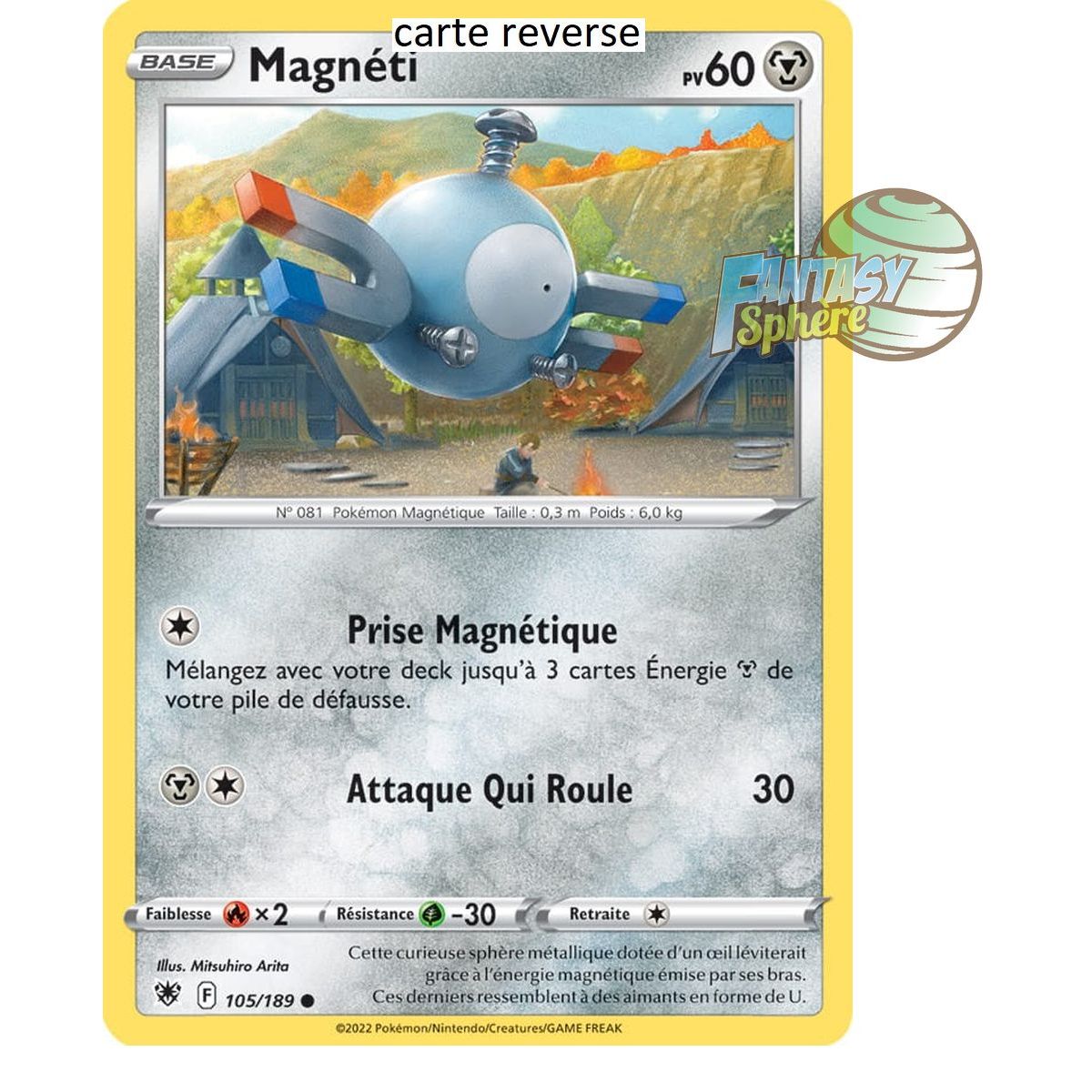 Magneti - Reverse 105/189 - Sword and Shield 10 Radiant Stars