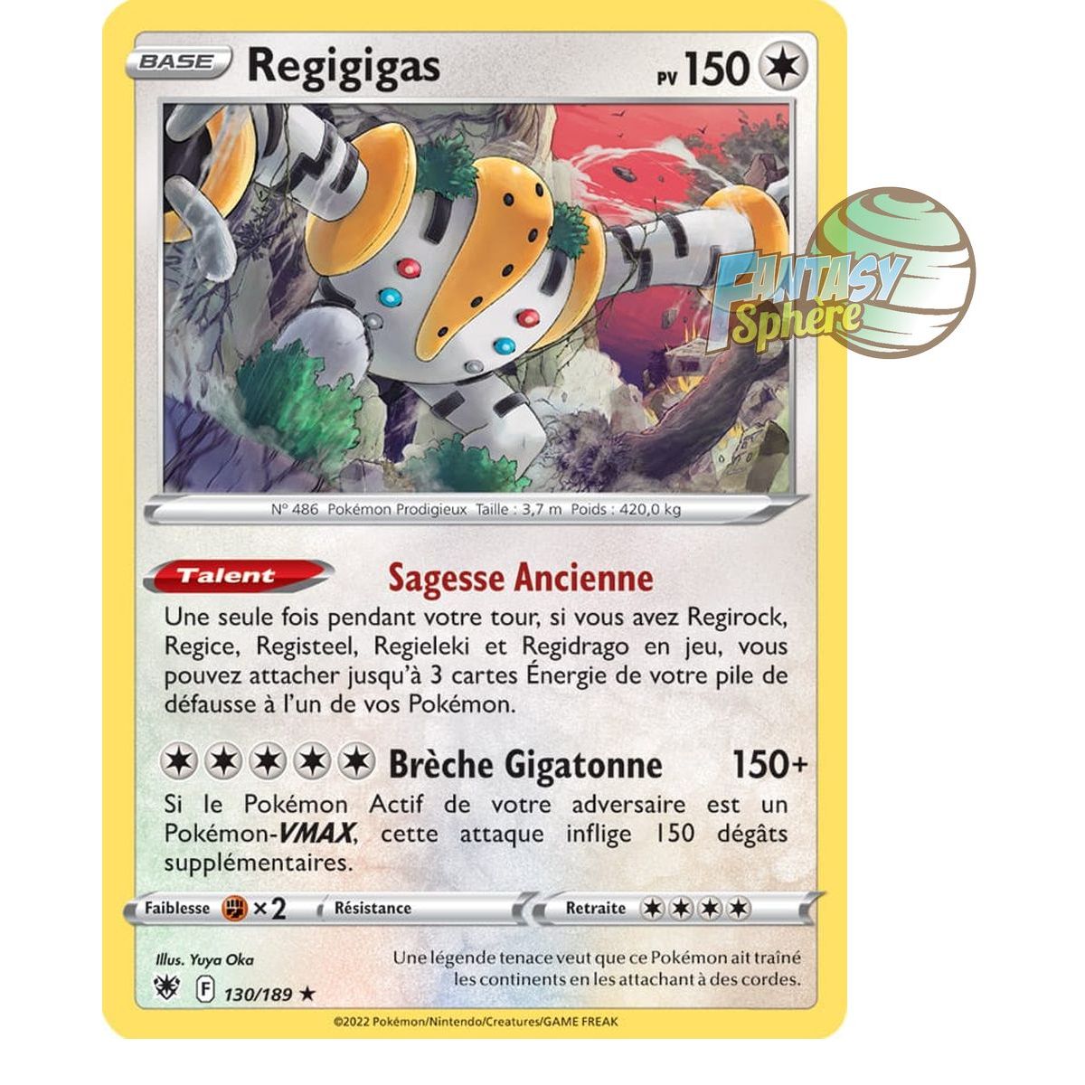 Regigigas - Holo Rare 130/189_H - Sword and Shield 10 Radiant Stars