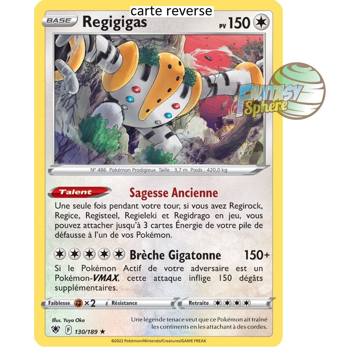 Item Regigigas - Reverse 130/189 - Sword and Shield 10 Radiant Stars