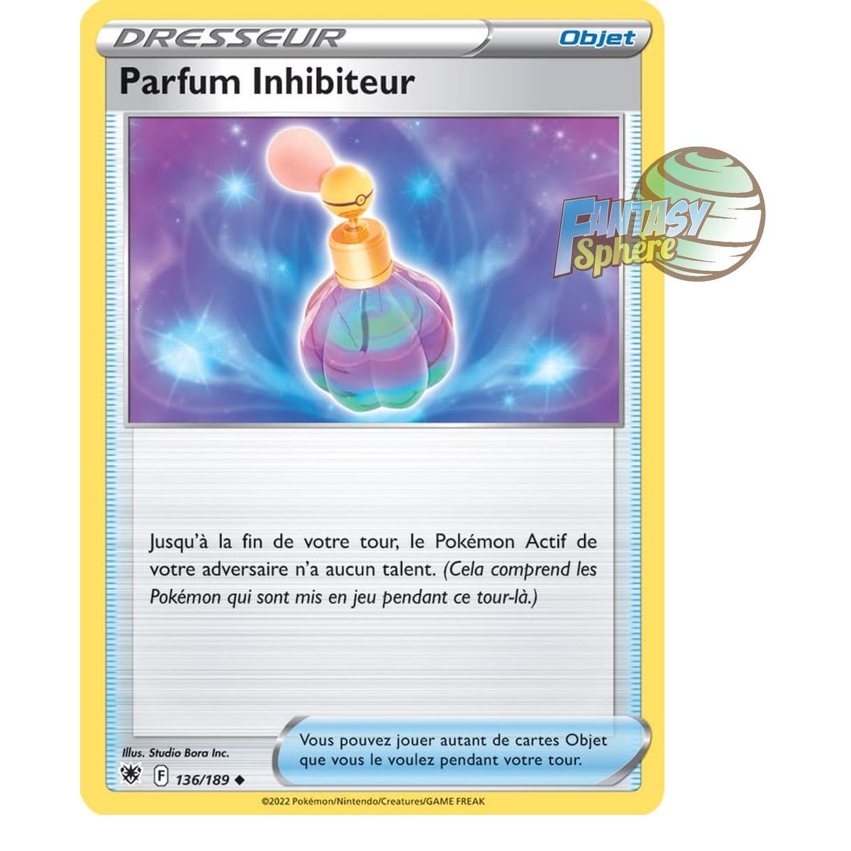 Item Inhibitor Perfume - Uncommon 136/189 - Sword and Shield 10 Radiant Stars