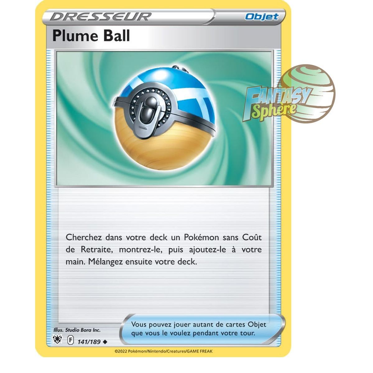 Plume Ball - Uncommon 141/189 - Sword and Shield 10 Radiant Stars