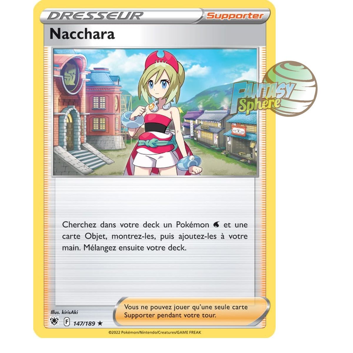 Nacchara - Holo Rare 147/189_H - Sword and Shield 10 Radiant Stars