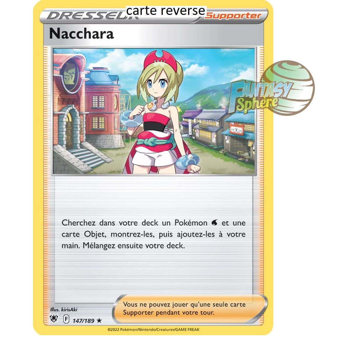 Nacchara - Reverse 147/189 - Sword and Shield 10 Radiant Stars