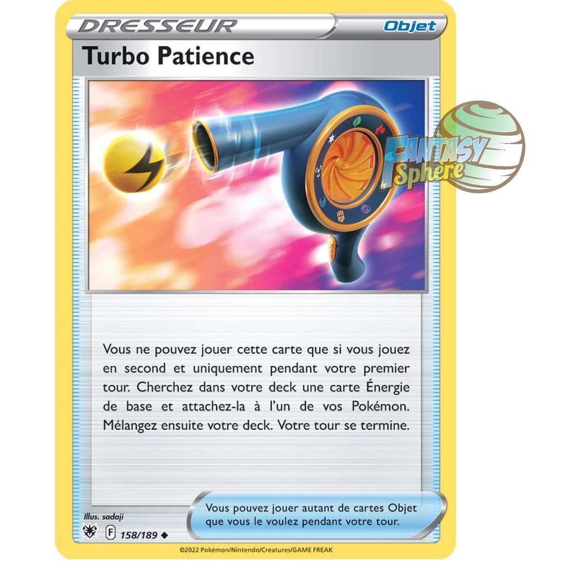 Turbo Patience - Uncommon 158/189 - Sword and Shield 10 Radiant Stars