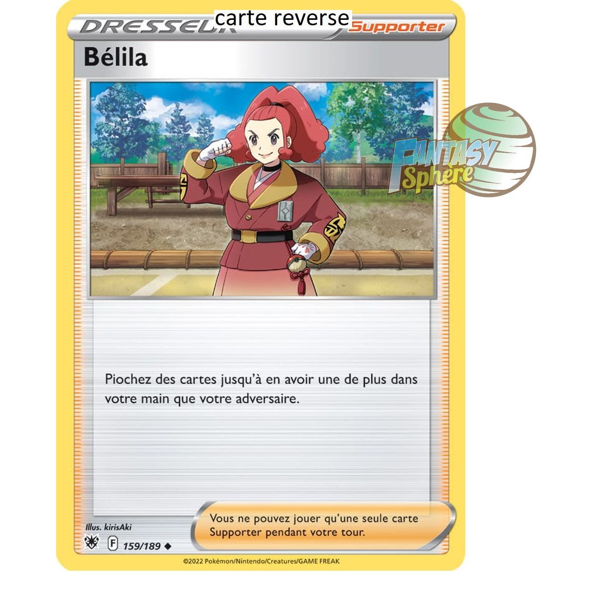 Bélila - Reverse 159/189 - Sword and Shield 10 Radiant Stars