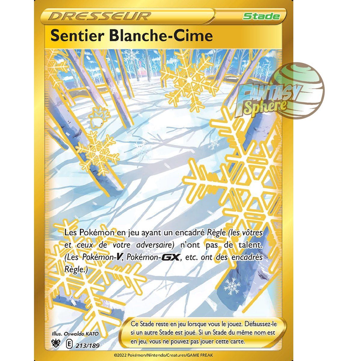 Item Blanche-Cime Trail - Secret Rare 213/189 - Sword and Shield 10 Radiant Stars