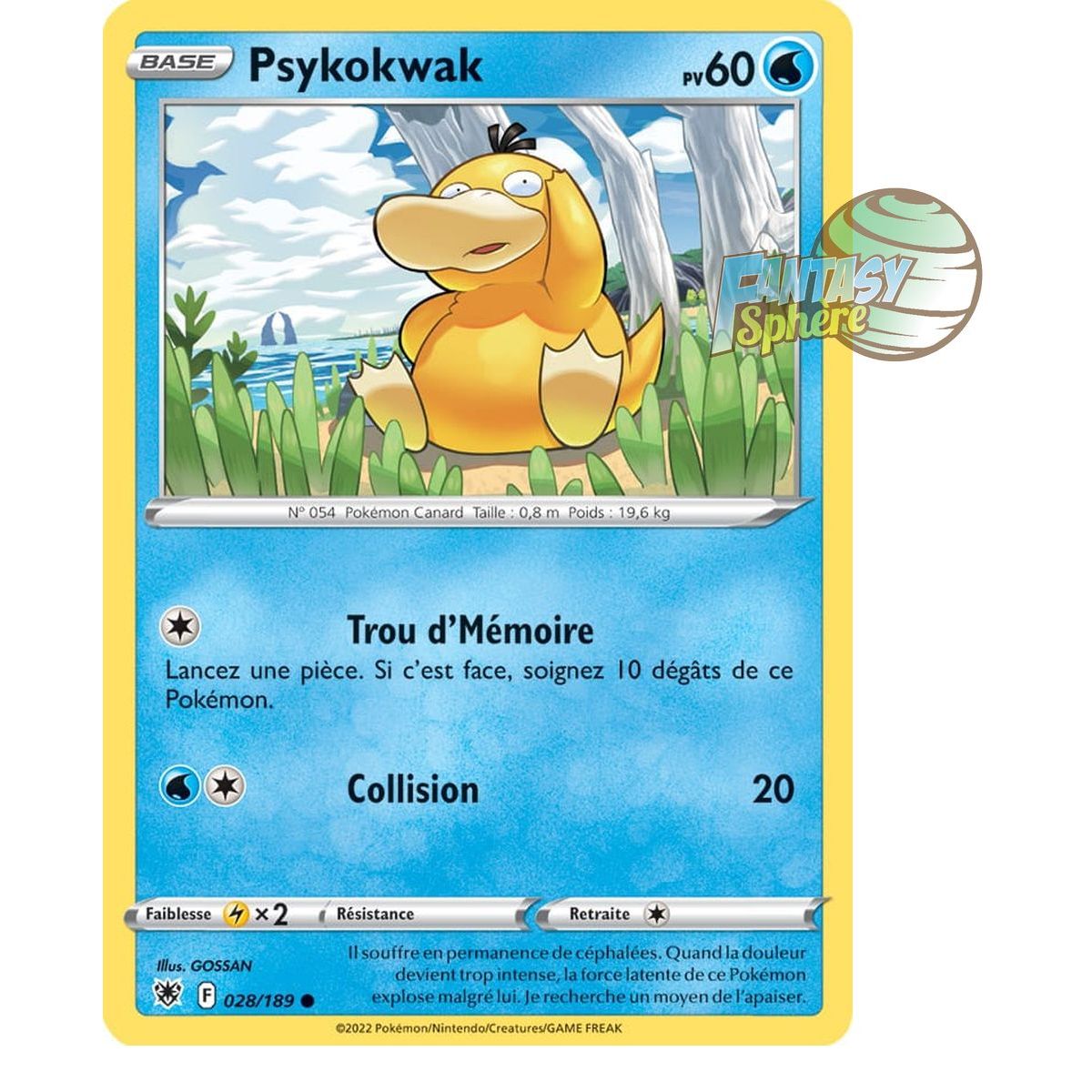 Psyduck - Commune 28/189 - Sword and Shield 10 Radiant Stars