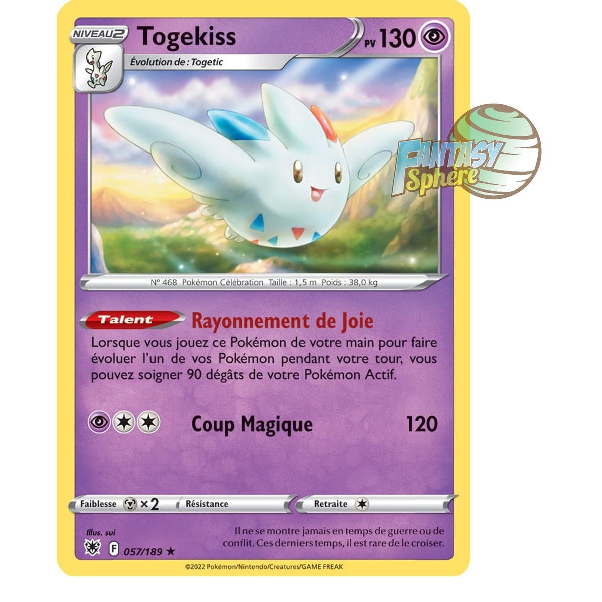 Item Togekiss - Holo Rare 57/189_H - Sword and Shield 10 Radiant Stars