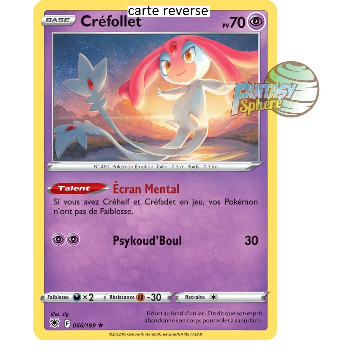 Item Créfollet - Reverse 66/189 - Sword and Shield 10 Radiant Stars