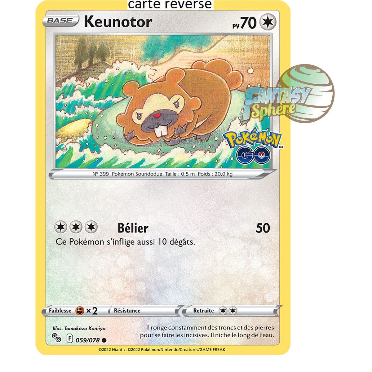 Keunotor - Reverse 59/78 - Sword and Shield 10.5 Pokemon GO
