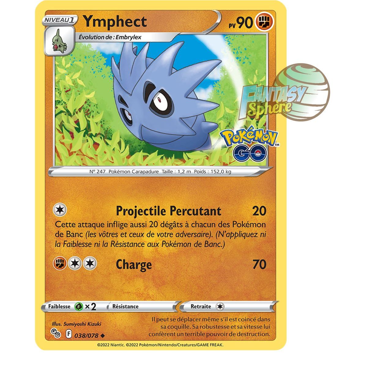 Item Ymphect - Uncommon 38/78 - Sword and Shield 10.5 Pokemon GO