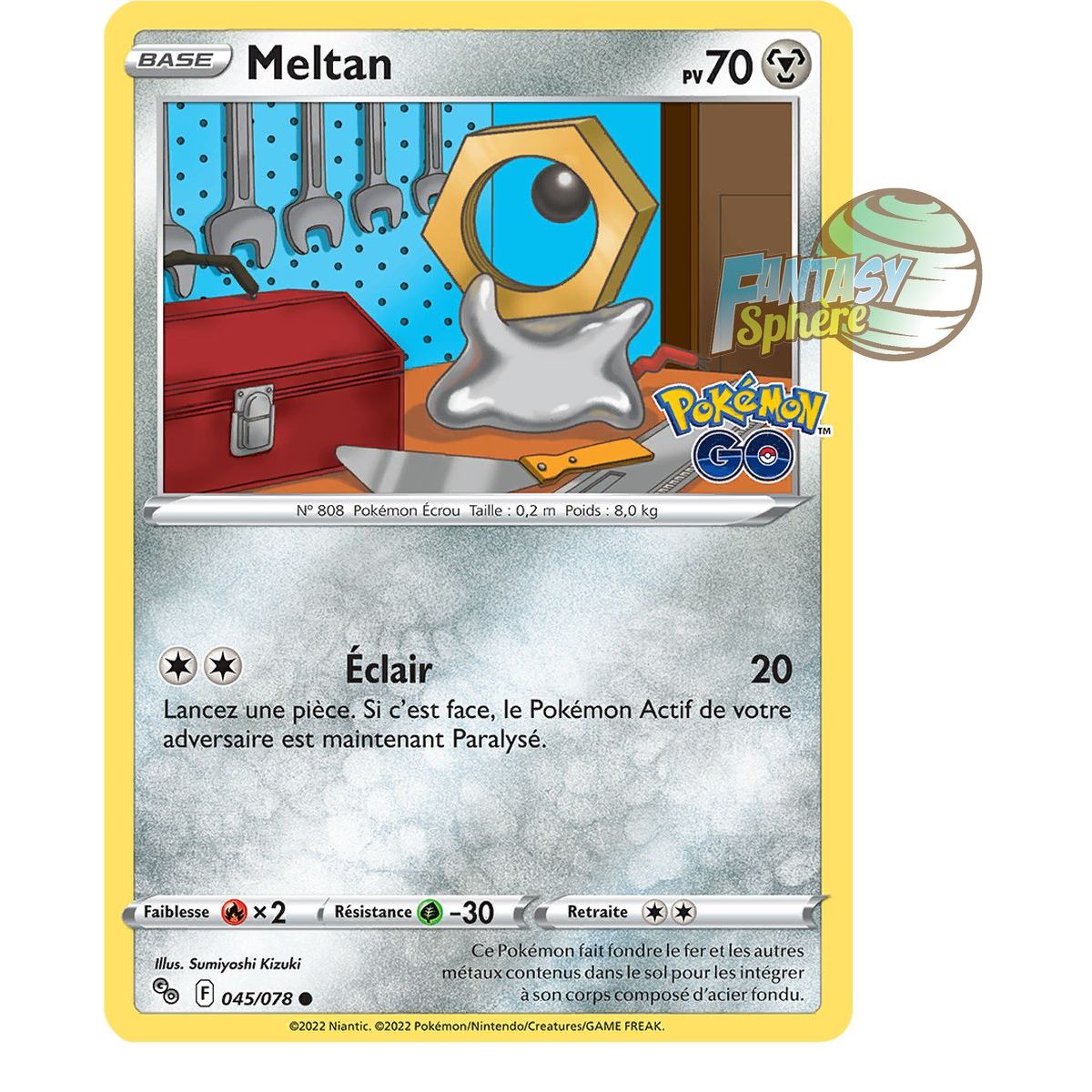 Meltan - Common 45/78 - Sword and Shield 10.5 Pokemon GO