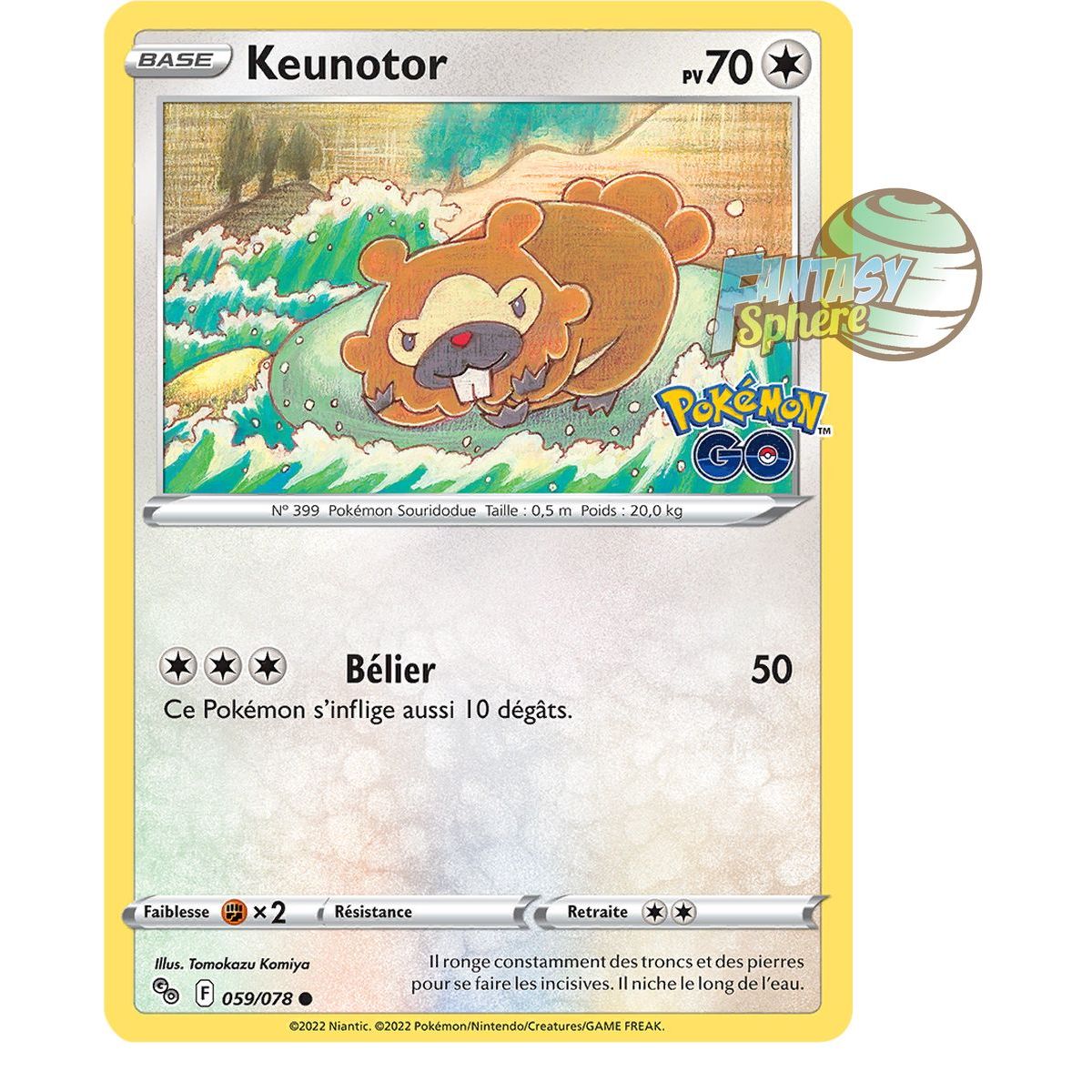 Keunotor - Commune 59/78 - Sword and Shield 10.5 Pokemon GO