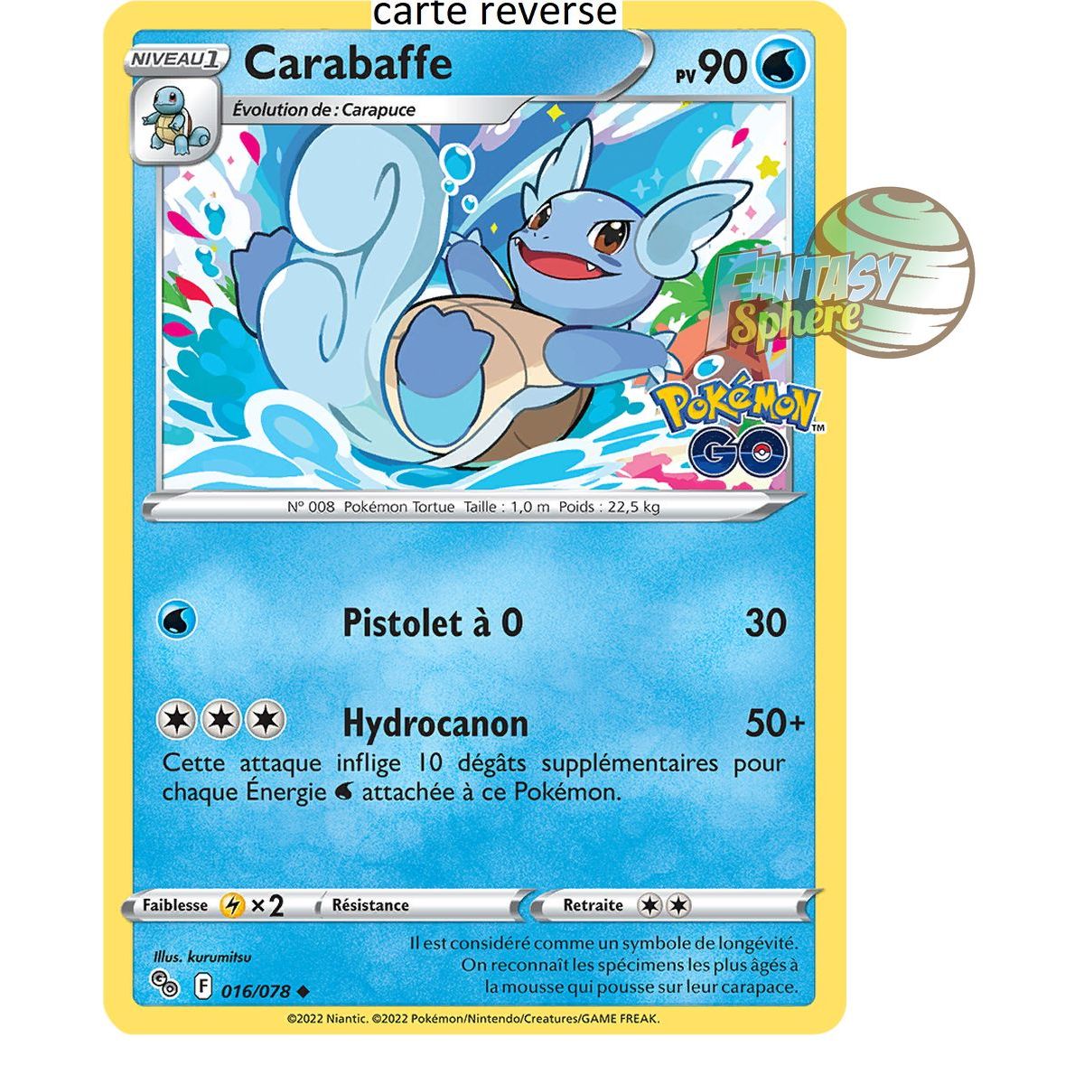 Item Carabaffe - Reverse 16/78 - Sword and Shield 10.5 Pokemon GO