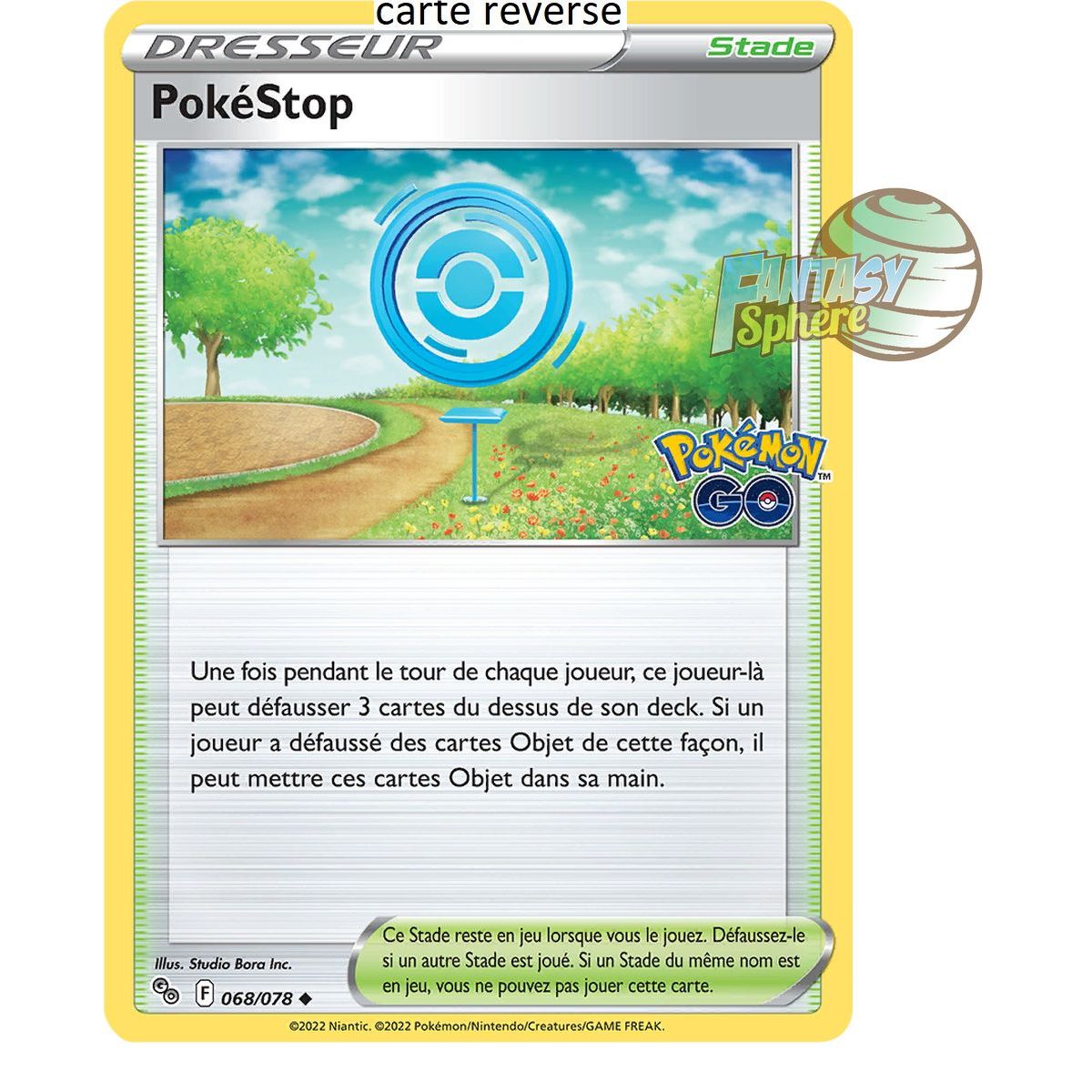 Item PokéStop - Reverse 68/78 - Sword and Shield 10.5 Pokemon GO